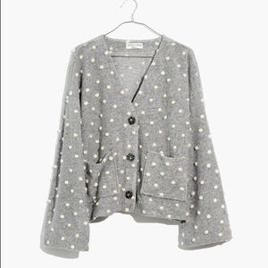 Madewell Texture & Thread Boxy Bobble Cardigan